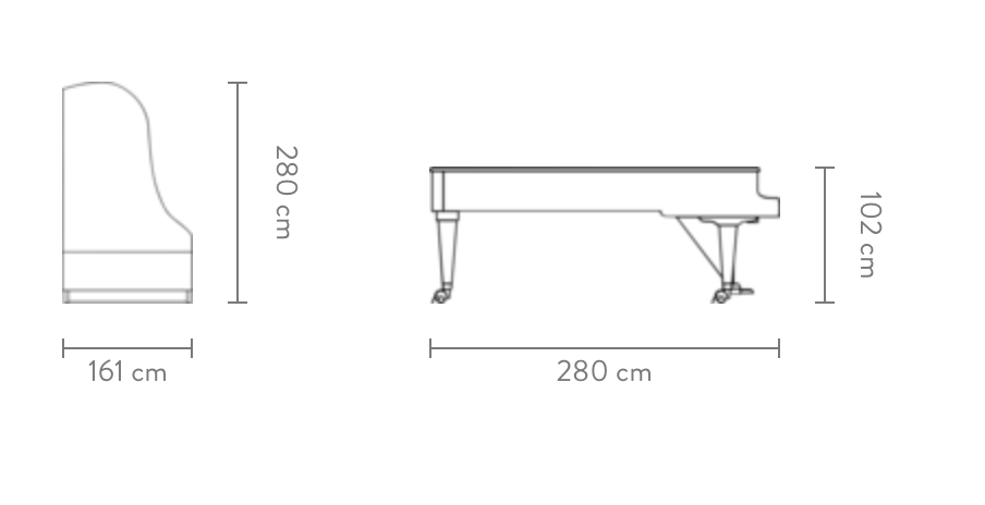 Bösendorfer Concert Grand 280VC - Image 1 - View 1