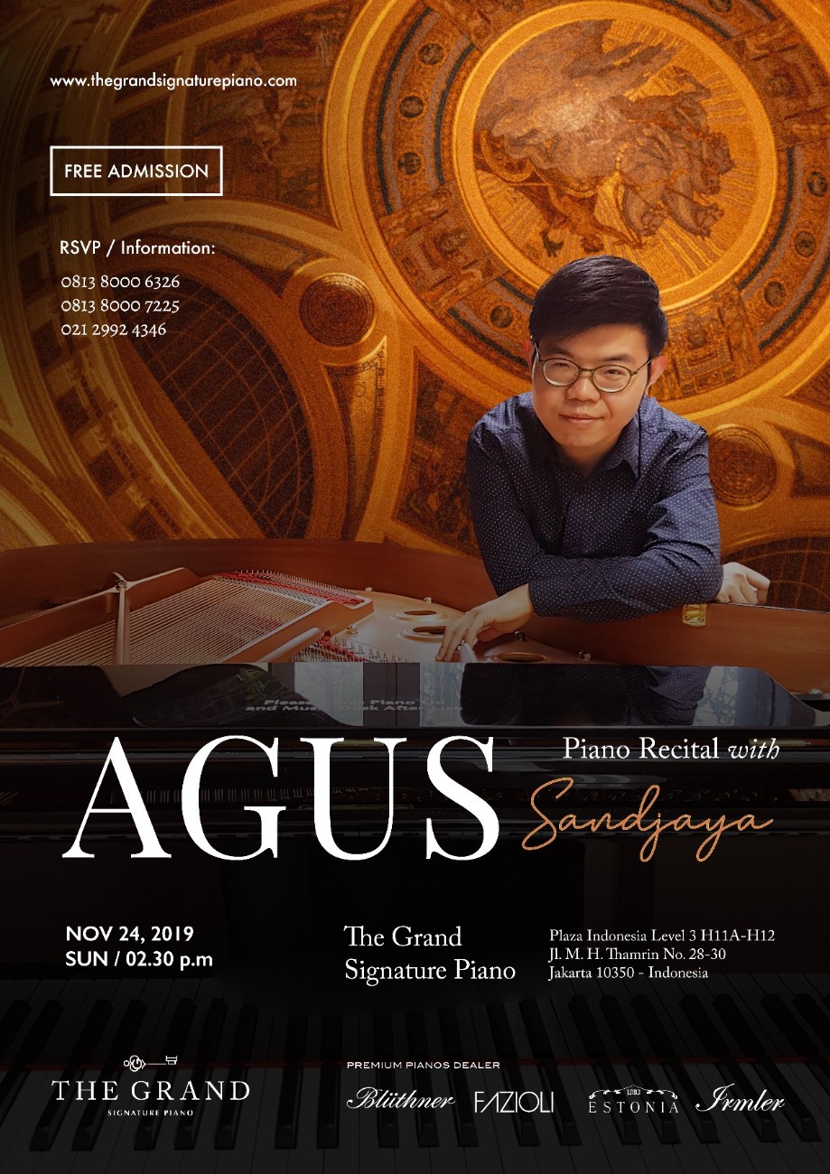 Piano Recital Agus Sandjaya